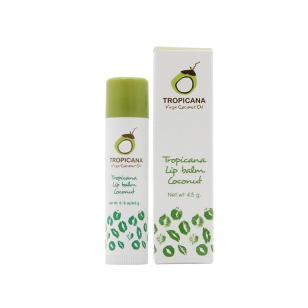 Tropicana Coconut Lip Balm Stick for Moisturiser - Coconut (Non Paraben) 4.5g