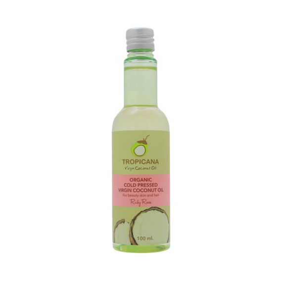 Tropicana Virgin Coconut Oil for Skin&Hair | Ruby Rose (Non Preservative) 100ml