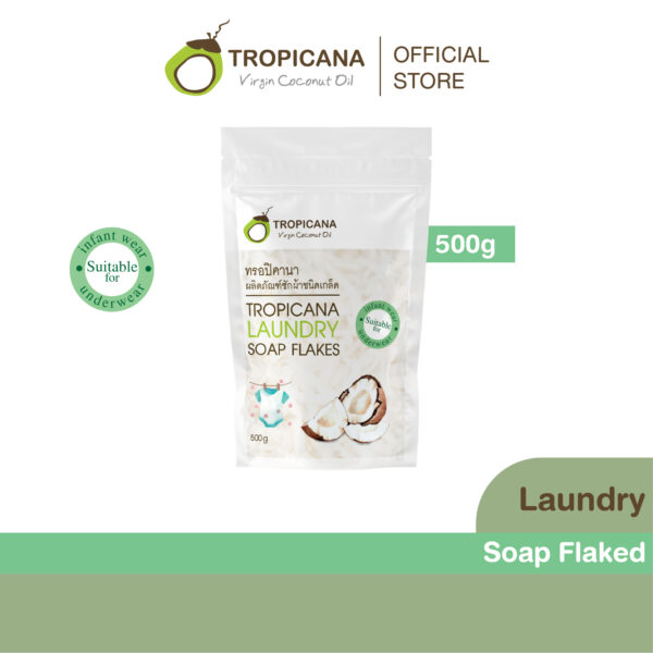 Tropicana Coconut Oil Flake Soap for Frabric Wash 500g