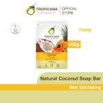 Tropicana Coconut Hand Made Soap Bar | Fruitly (Non Preservative) 100g