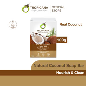 Tropicana Coconut Hand Made Saop Bar | Real Coconut (Non Preservative) 100g