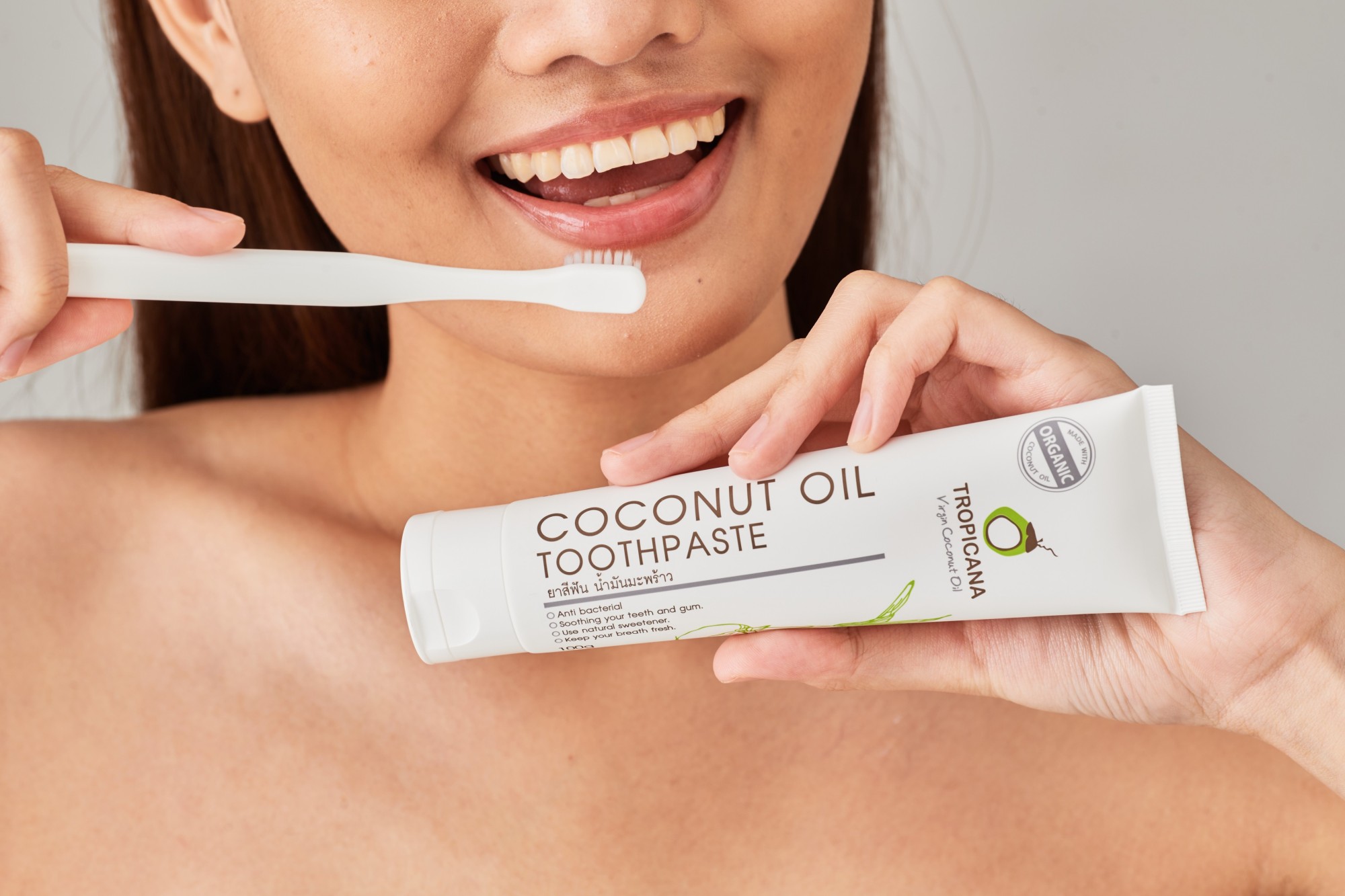 tropicana coconut oil toothpaste