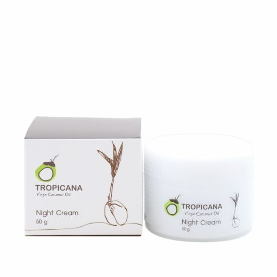 Tropicana Coconut Facial Night cream for Facial Up lifting (Non Paraben) 50g