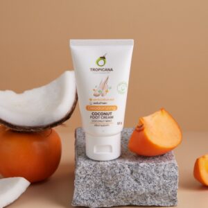 Tropicana coconut oil foot cream, size 50 g.