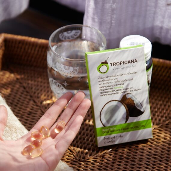 Tropicana Organic Cold Pressed Virgin Coconut Oil Capsule 10 Tablets