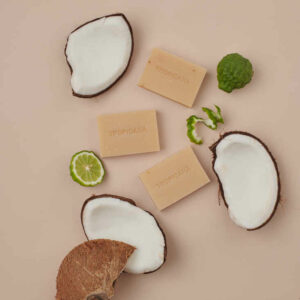 ทรอปิคานา สบู่น้ำมันมะพร้าวสมุนไพรมะกรูด Tropicana NATURAL COCONUT SOAP BAR 100 g (THAI HERBS) ขนาด 100 ก