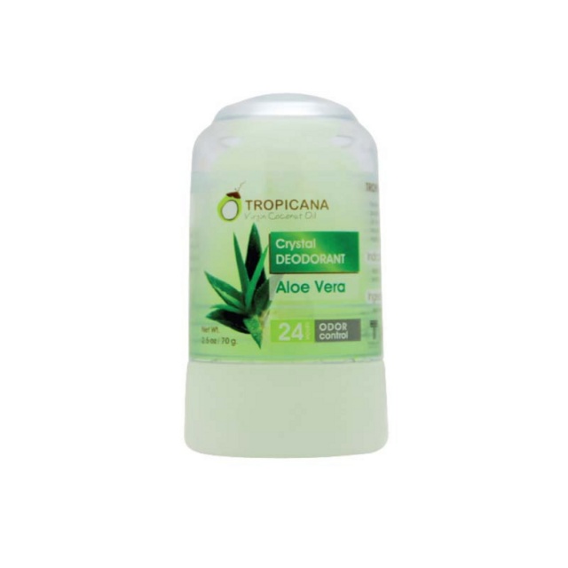 ทรอปิคานา สารส้มระงับกลิ่นกาย Crystal Deodorant Aloe vera 70 ก.