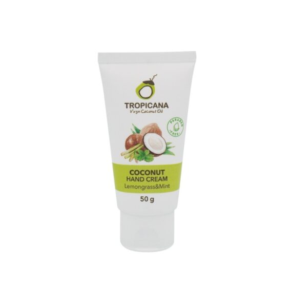 Tropicana Coconut Hand Cream | Lemongrass Mint (Non Paraben) 50g