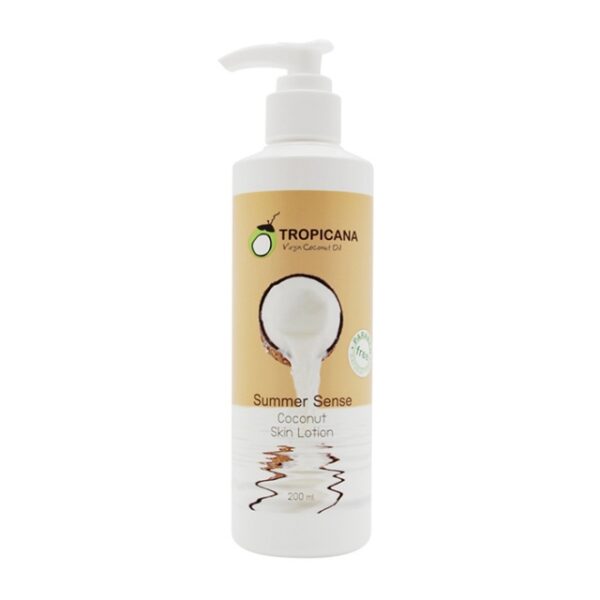 Tropicana Coconut Skin Lotion for Dried Skin | Summer Sense (Non Paraben) 200ml