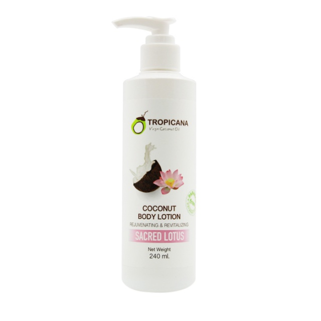 Tropicana Coconut Body Lotion Sarcred Lotus for Anti-Pollution 240ml