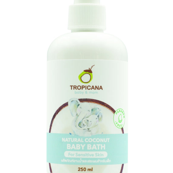 Tropicana | ทรอปิคานา ผลิตภัณฑ์อาบน้ำและสระผมสำหรับเด็ก ปราศจากสารระคายเคือง 250 ML
