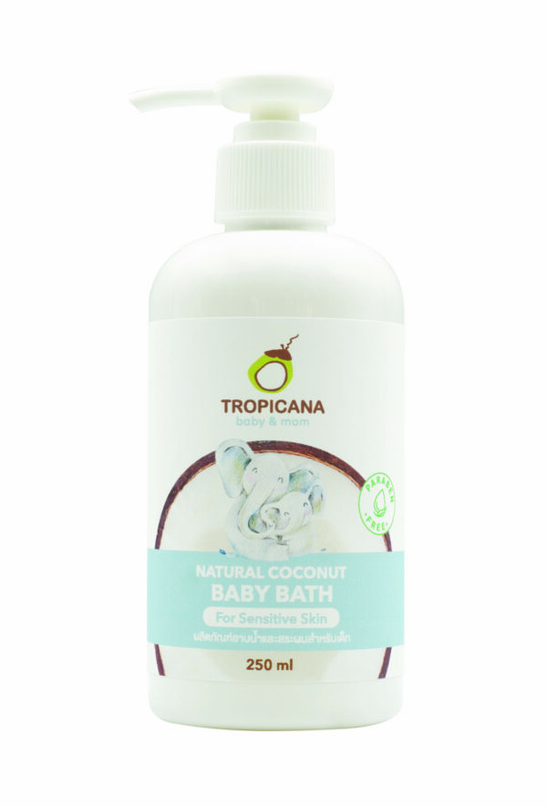 Tropicana | ทรอปิคานา ผลิตภัณฑ์อาบน้ำและสระผมสำหรับเด็ก ปราศจากสารระคายเคือง 250 ML